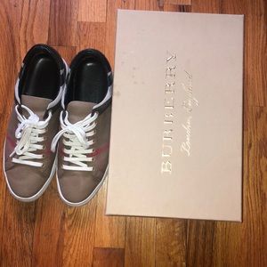 Burberry check sneakers